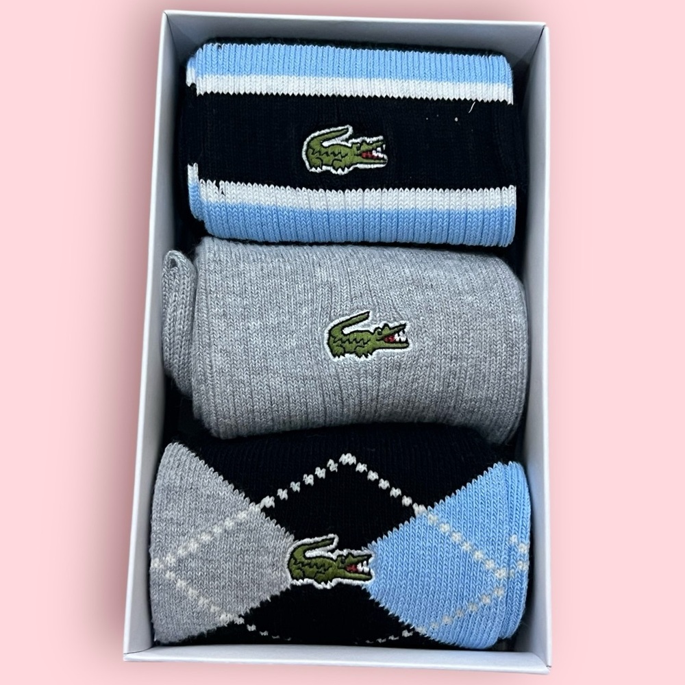 Lacoste Unisex Cotton Socks (Set Of 3)